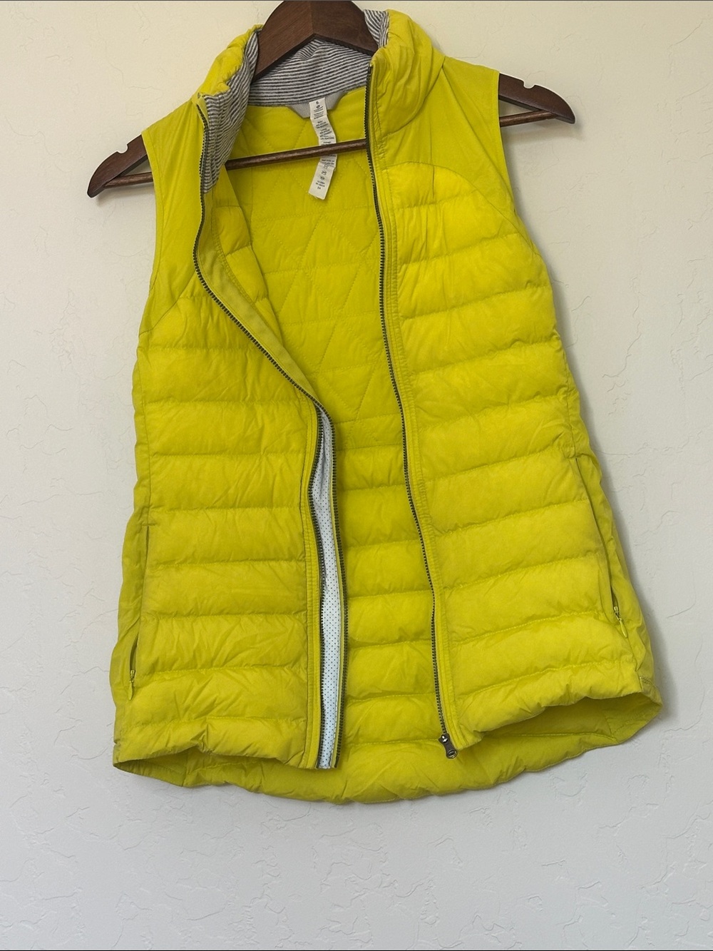 lululemon athletica Yellow Quilted Lightweight Puffer Vest - Women
